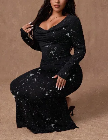 Rochie lunga SHEIN, negru