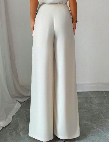 Pantaloni SHEIN, ecru