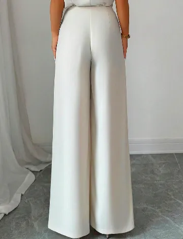 Pantaloni SHEIN, ecru