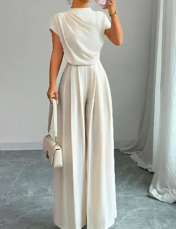 Pantaloni SHEIN, ecru