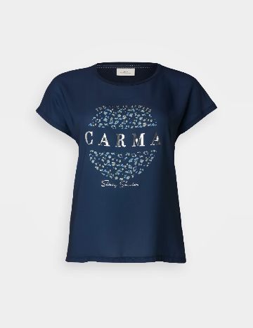 Tricou Only Carmakoma, bleumarin