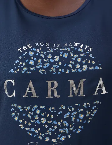 Tricou Only Carmakoma, bleumarin