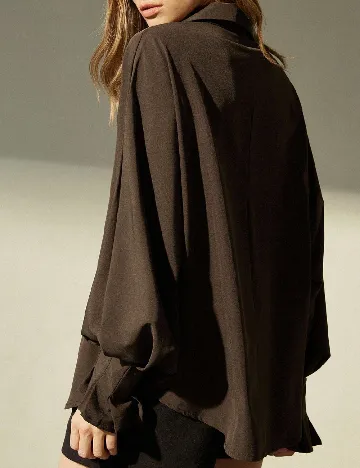 Bluza Aveloria, maro inchis