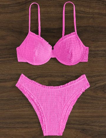 Costum de baie SHEIN, roz