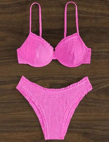 Costum de baie SHEIN, roz