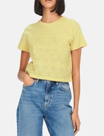 Tricou Jacqueline de Yong, galben