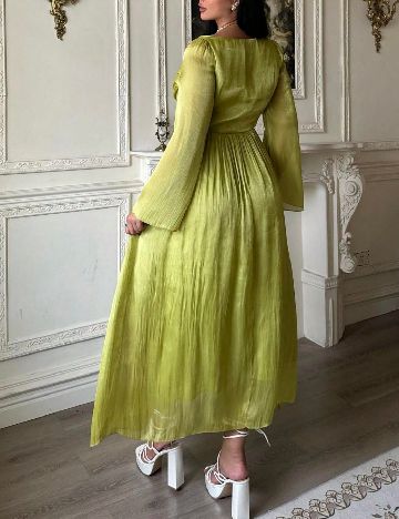 Rochie lunga SHEIN CURVE, verde