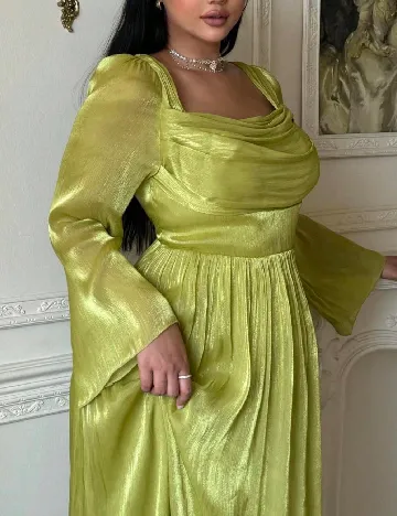 Rochie lunga SHEIN CURVE, verde