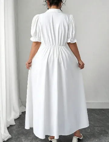 Rochie lunga SHEIN CURVE, alb