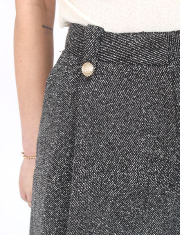 Pantaloni scurti C&A, alb/negru