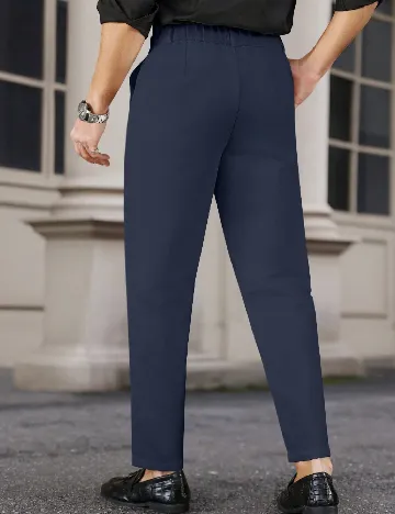 Pantaloni SHEIN, bleumarin