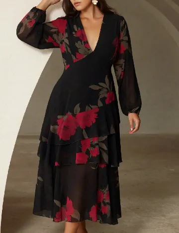 Rochie medie Aveloria, negru