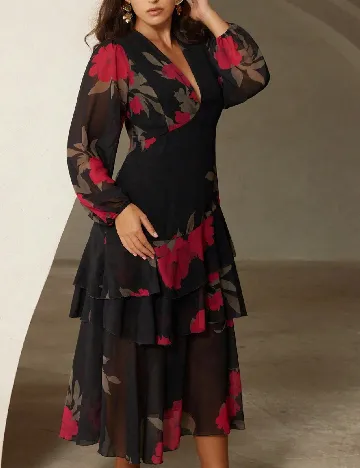 Rochie medie Aveloria, negru