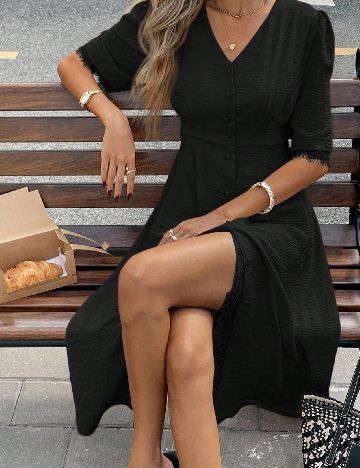 Rochie medie SHEIN, negru