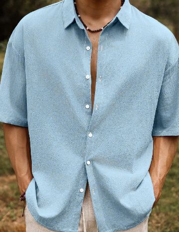 Camasa SHEIN, albastru