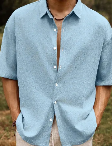 Camasa SHEIN, albastru