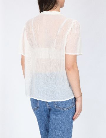 Camasa Jacqueline de Yong, ecru