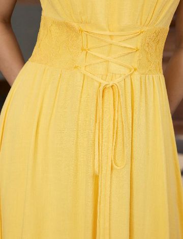 Rochie medie MOTF, galben