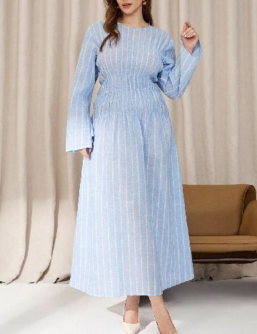 Rochie lunga SHEIN CURVE, albastru