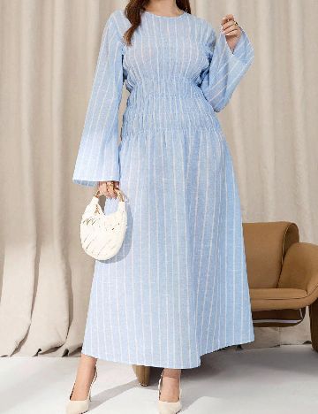 Rochie lunga SHEIN CURVE, albastru