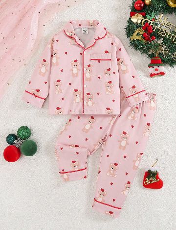 Pijama Shein Kids, roz