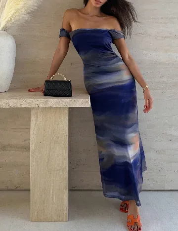 Rochie lunga SHEIN, albastru