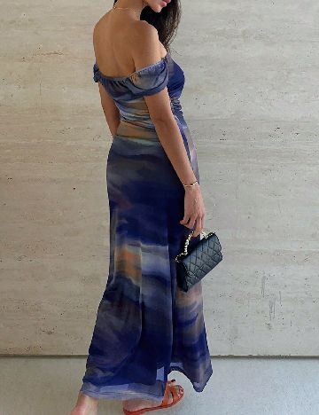 Rochie lunga SHEIN, albastru