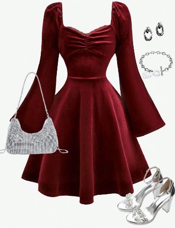 Rochie Shein Kids, rosu