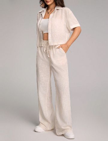 Compleu SHEIN, crem/alb