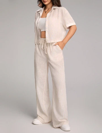 Compleu SHEIN, crem/alb