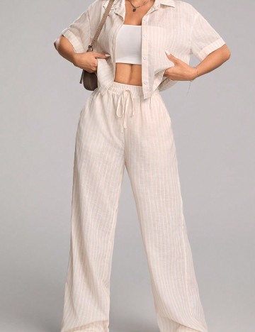 Compleu SHEIN, crem/alb