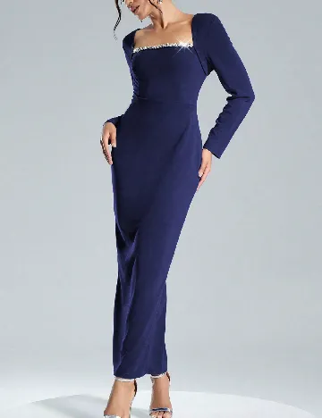 Rochie lunga SHEIN, bleumarin