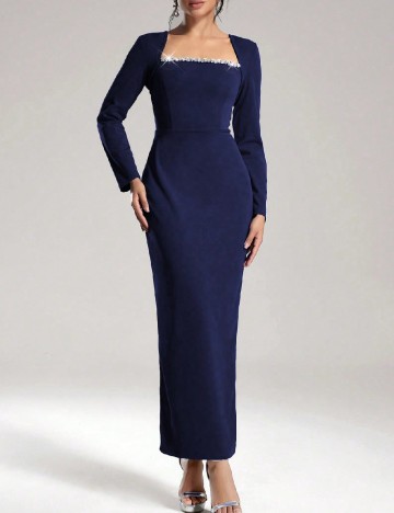 Rochie lunga SHEIN, bleumarin