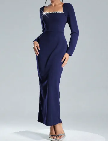 Rochie lunga SHEIN, bleumarin