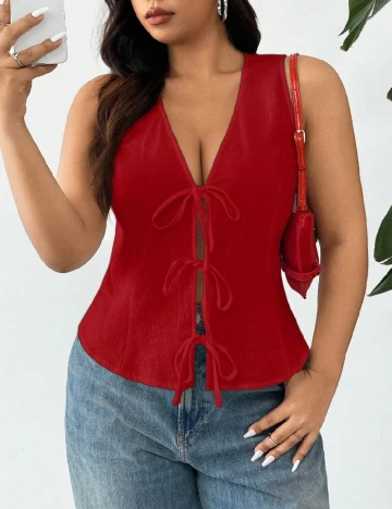 Bluza SHEIN CURVE, rosu