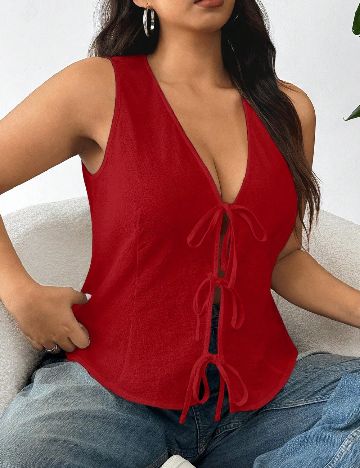 Bluza SHEIN CURVE, rosu