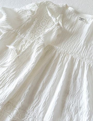 Bluza Shein Kids, alb