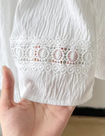 Bluza Shein Kids, alb