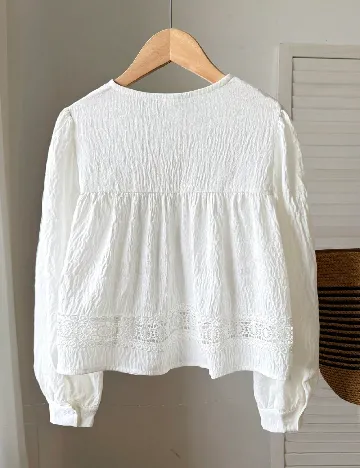 Bluza Shein Kids, alb