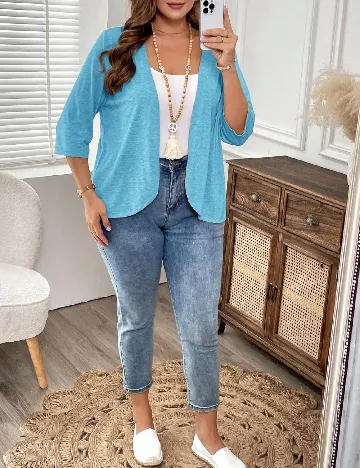 Blazer Emery Rose Curve, albastru