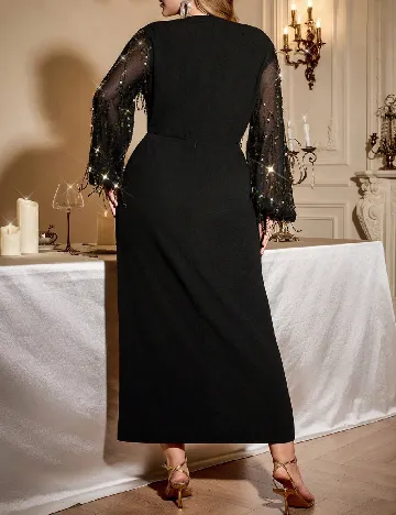 Rochie lunga SHEIN CURVE, negru