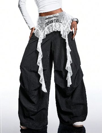 Pantaloni SHEIN, negru