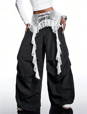 Pantaloni SHEIN, negru