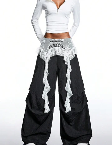 Pantaloni SHEIN, negru