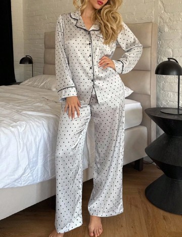 Pijama Dazy, gri deschis