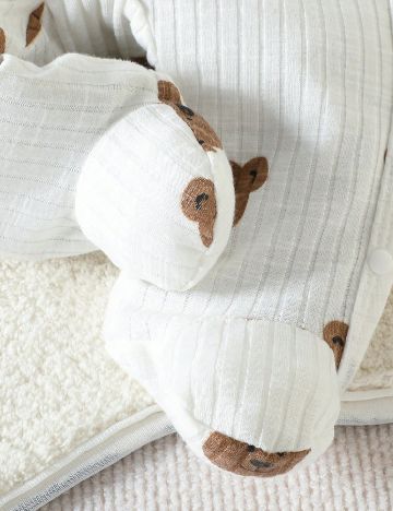 Salopeta Shein Kids, alb