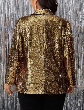 Sacou SHEIN CURVE, auriu