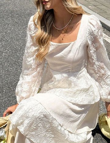 Rochie lunga SHEIN, ecru