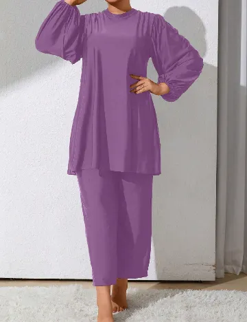 Costum de baie SHEIN CURVE, mov