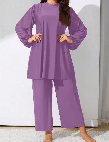 Costum de baie SHEIN CURVE, mov